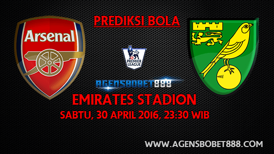 Prediksi Arsenal vs Norwich City 30 April 2016